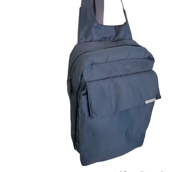 Kenneth Cole Reaction Gray Blue Spacey Y2K Mini Backpack - Picture 4 of 15